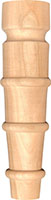2" x 8" Tall Poplar Wood Feet (3608)