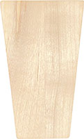 2-1/4" x 2-1/2" x 3-7/8" Tall Poplar Wood Feet (3596)