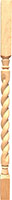 2" x 2" x 39" Tall Poplar Baluster (3524)