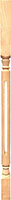 2" x 2" x 39" Tall Poplar Baluster (3521)