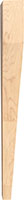 2-3/4" x 2-3/4" x 29" Tall Poplar Wood Leg (3560)