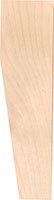 2-3/8" x 2-3/8" x 11" Tall Poplar Wood Feet (3629)