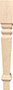 4" x 4" x 29" Hampton Poplar Wood Leg (3425) 4" x 4" x 29" Hampton Poplar Wood Leg (3425)