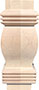 6-5/8 x 6-5/8 x 23" Poplar Hampton Base 6-5/8 x 6-5/8 x 23" Poplar Hampton Base